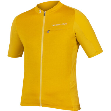 ENDURA GV500 REIVER Short-Sleeved Jersey Yellow 2023 0